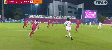 半场：U17日本1-0朝鲜U17，麦吉闪击，金裕珍失点